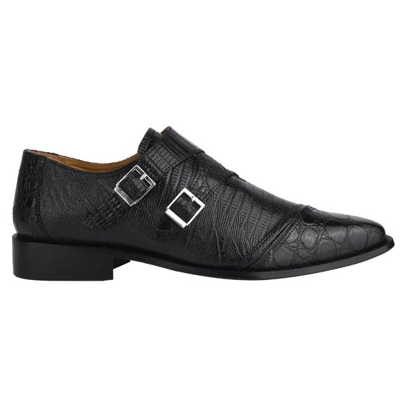 GRACE Genuine Leather Oxford Style Monk Straps - Picture 5 of 7